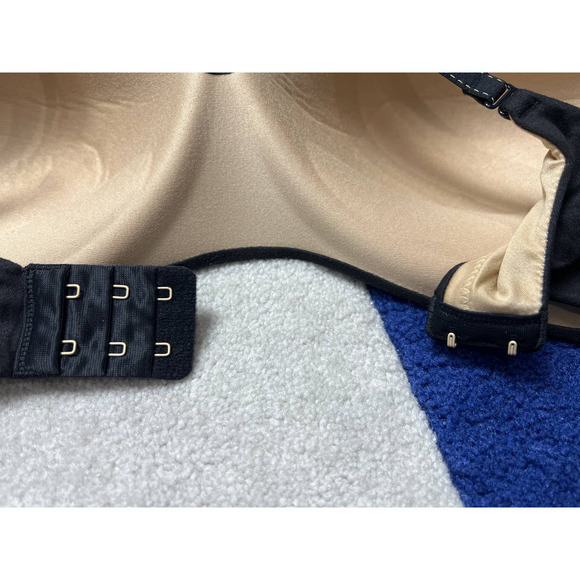 Maidenform Women 36D Black Comfort Devotion Lace Trim Wireless T-Shirt Lift Bra - Picture 3 of 4